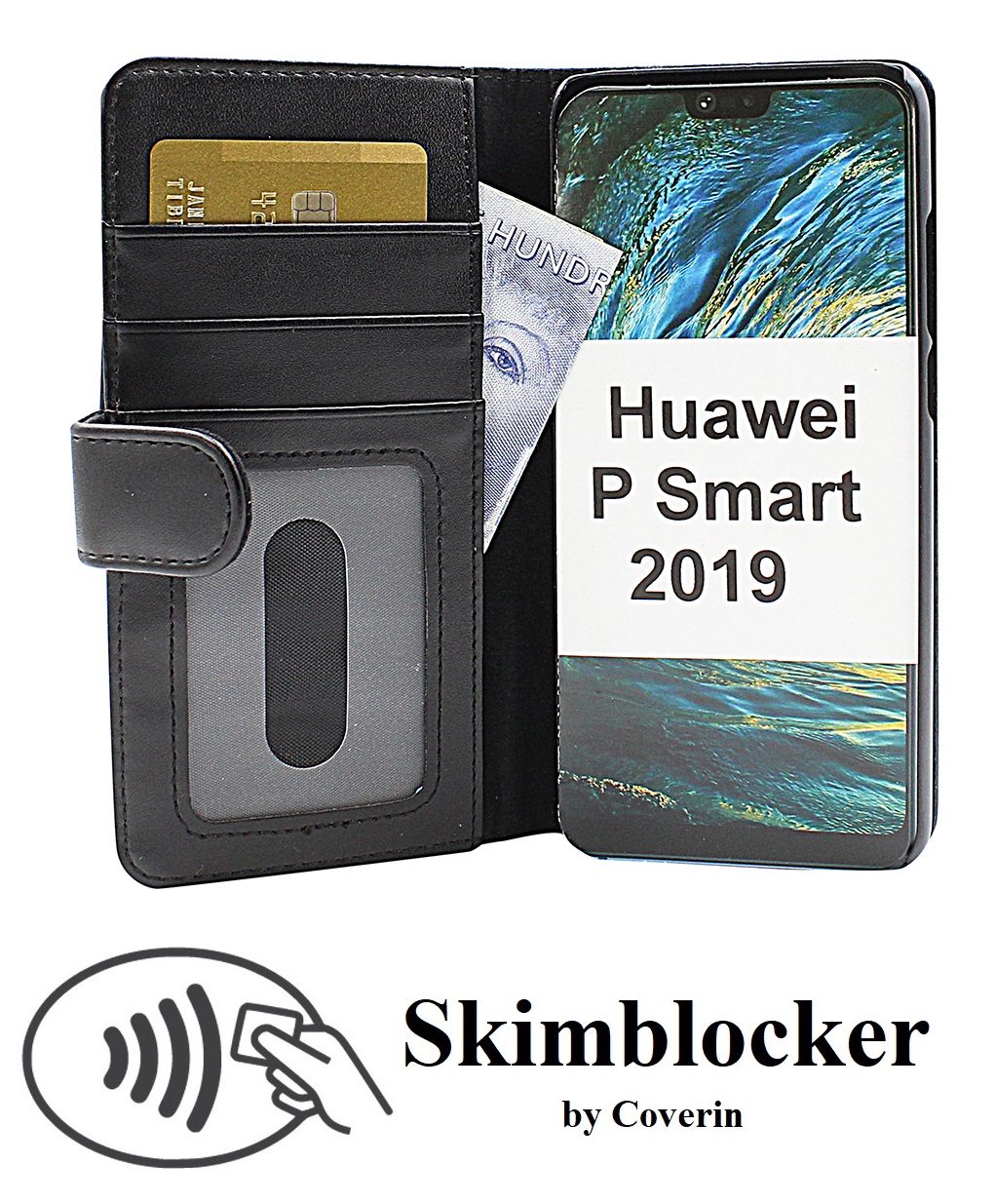 CoverIn Skimblocker Lompakkokotelot Huawei P Smart 2019