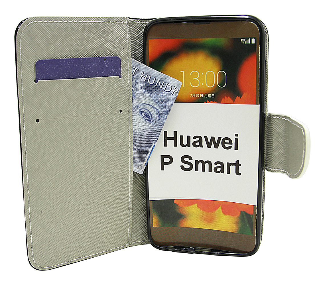 billigamobilskydd.se Kuviolompakko Huawei P Smart
