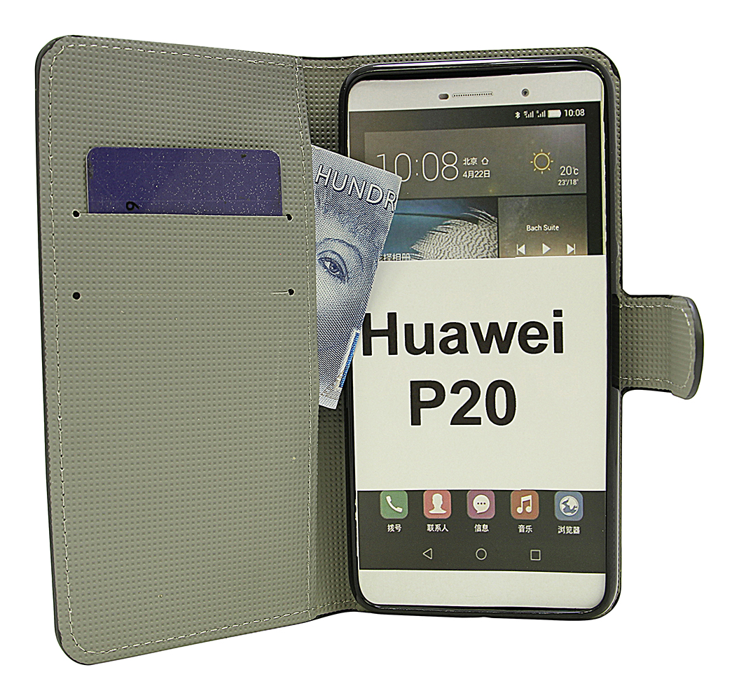billigamobilskydd.se Kuviolompakko Huawei P20