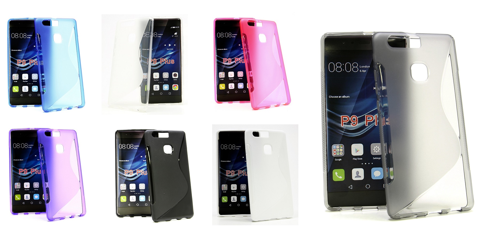 S-Line TPU-muovikotelo Huawei P9 Plus