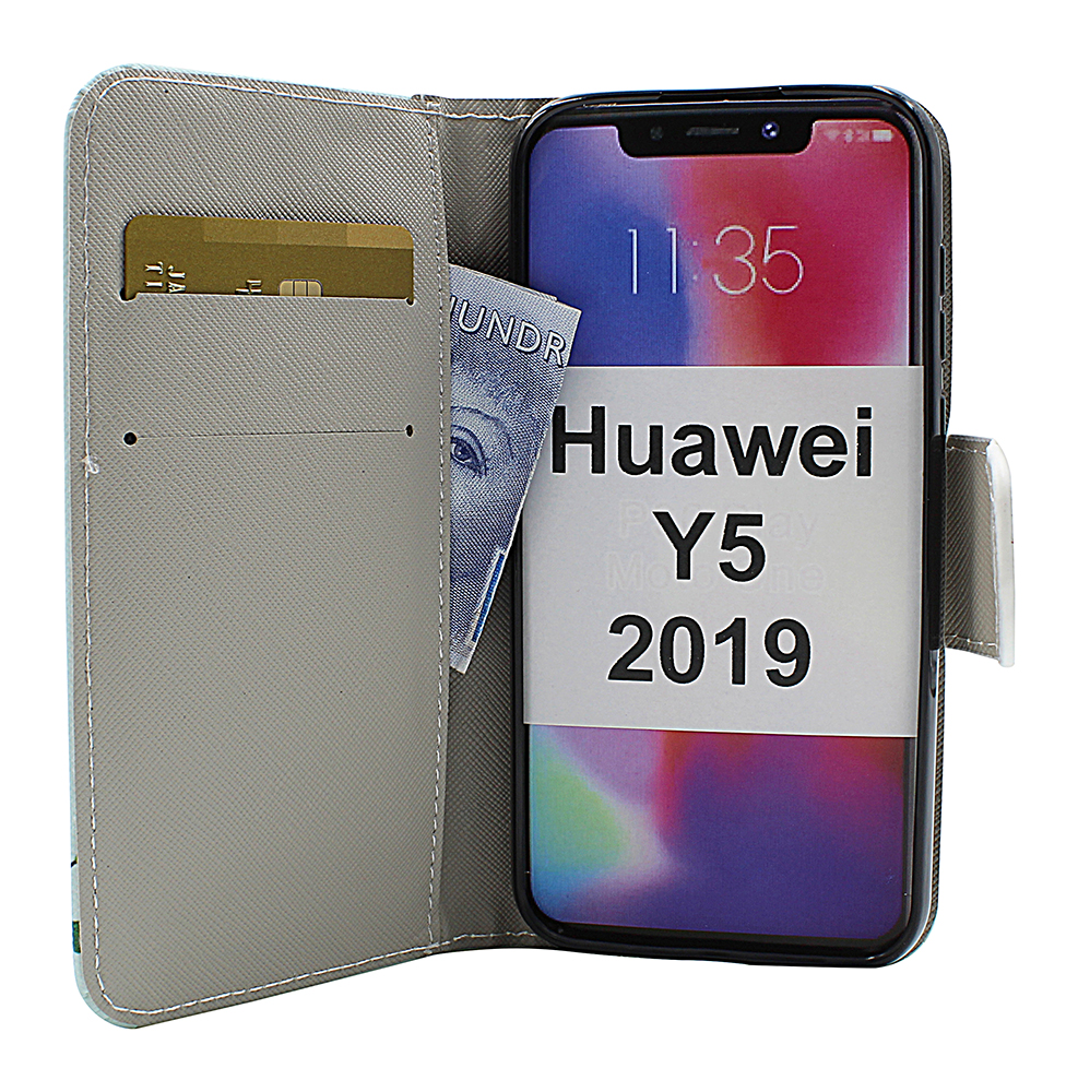 billigamobilskydd.se Kuviolompakko Huawei Y5 2019