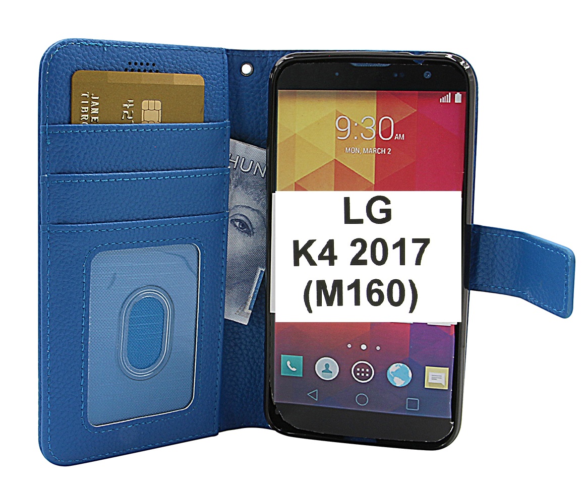 billigamobilskydd.se New Jalusta Lompakkokotelo LG K4 2017 (M160)