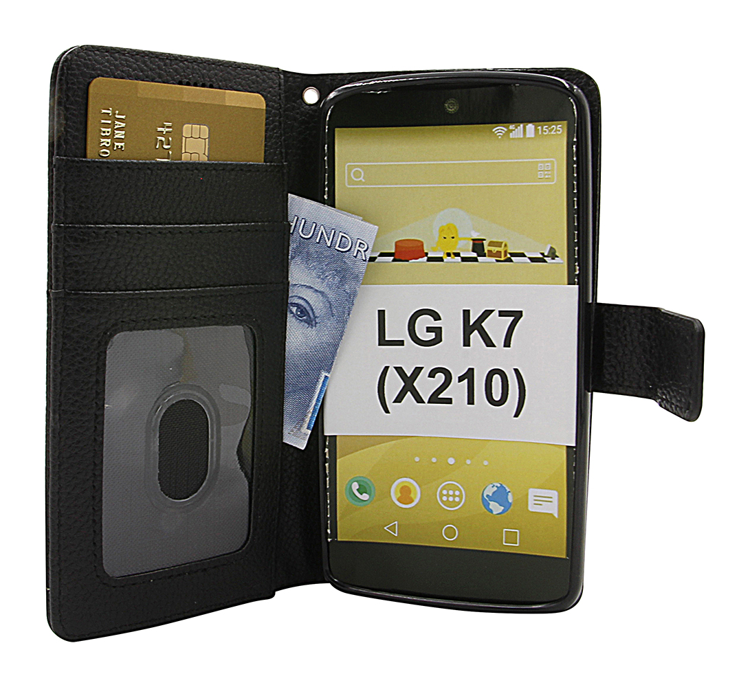 billigamobilskydd.se New Jalusta Lompakkokotelo LG K7 (X210)