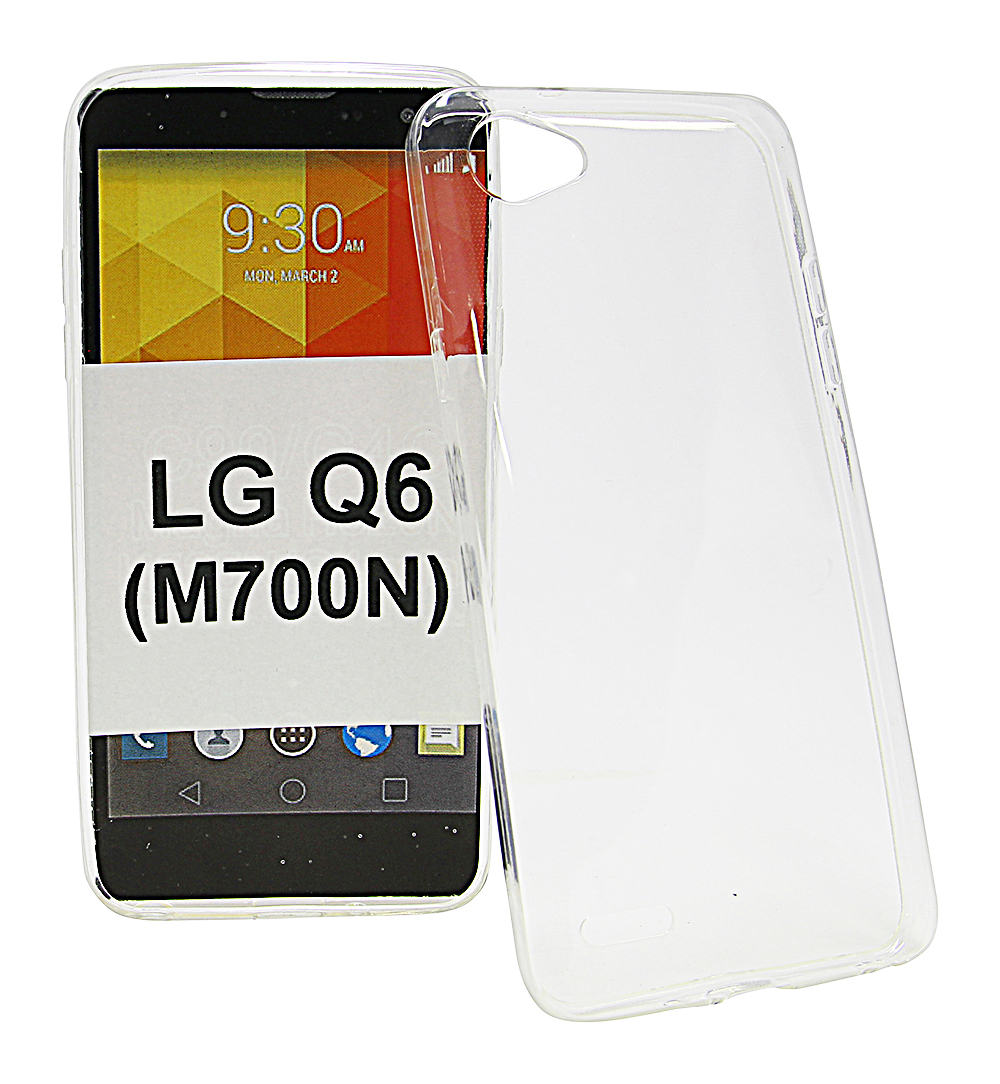 billigamobilskydd.se Ultra Thin TPU Kotelo LG Q6 (M700N)