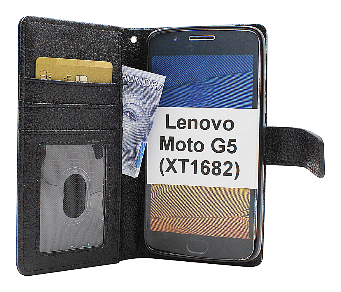 billigamobilskydd.se New Jalusta Lompakkokotelo Lenovo Moto G5