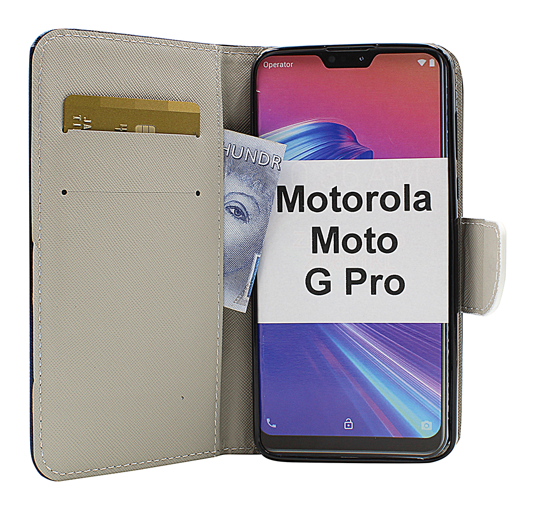 billigamobilskydd.se Kuviolompakko Motorola Moto G Pro
