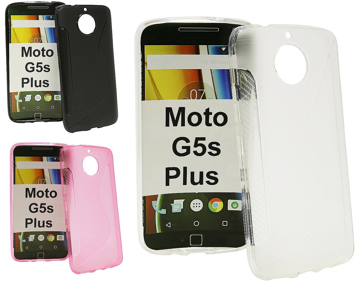 S-Line TPU-muovikotelo Moto G5s Plus (XT1806)