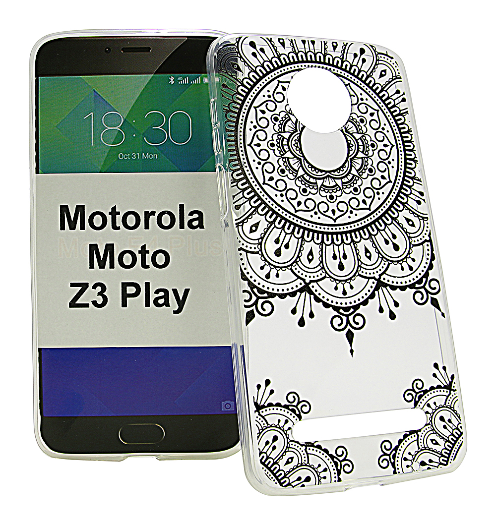 billigamobilskydd.se TPU-Designkotelo Motorola Moto Z3 Play