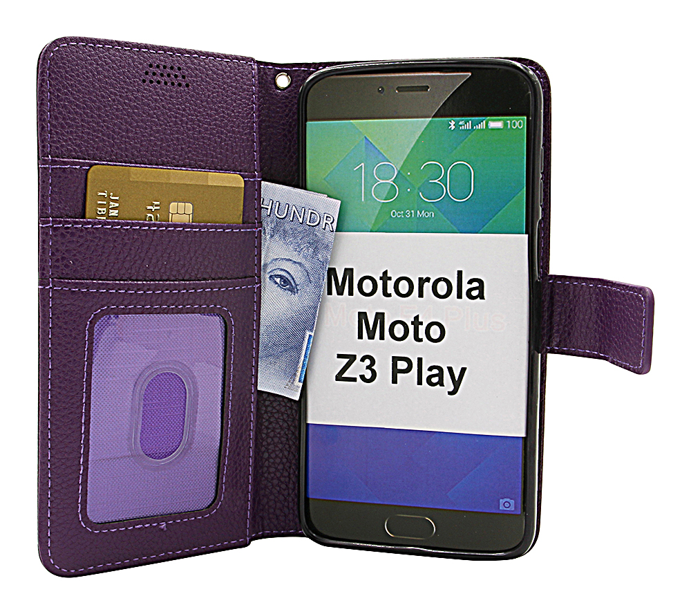 billigamobilskydd.se New Jalusta Lompakkokotelo Motorola Moto Z3 Play