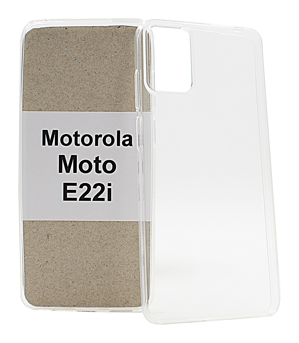 billigamobilskydd.se Ultra Thin TPU Kotelo Motorola Moto E22i
