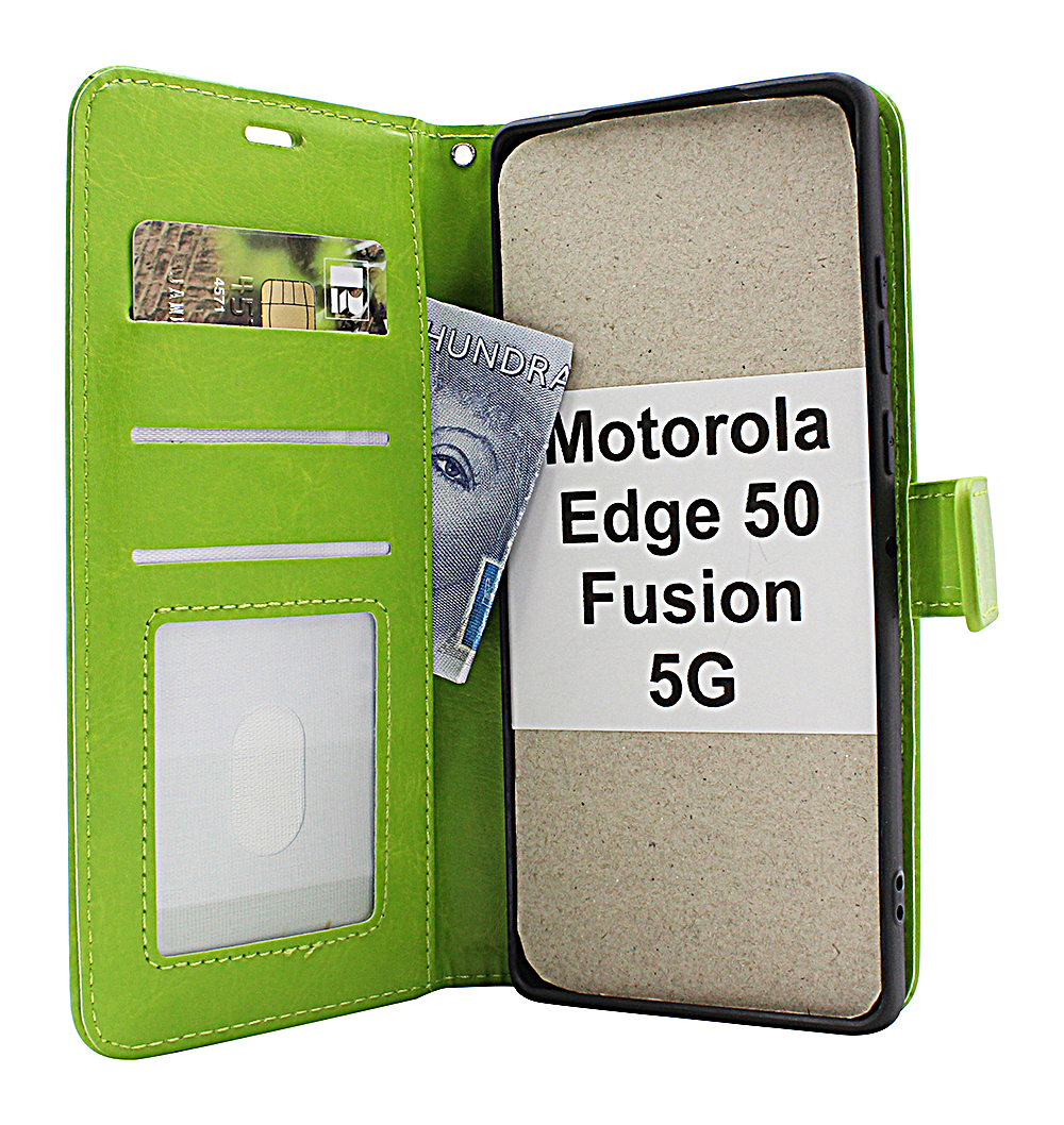 Crazy Horse Motorola Edge 50 Fusion 5G Puhelimen Kuoret