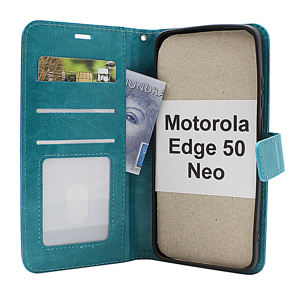 Crazy Horse Motorola Edge 50 Neo Puhelimen Kuoret