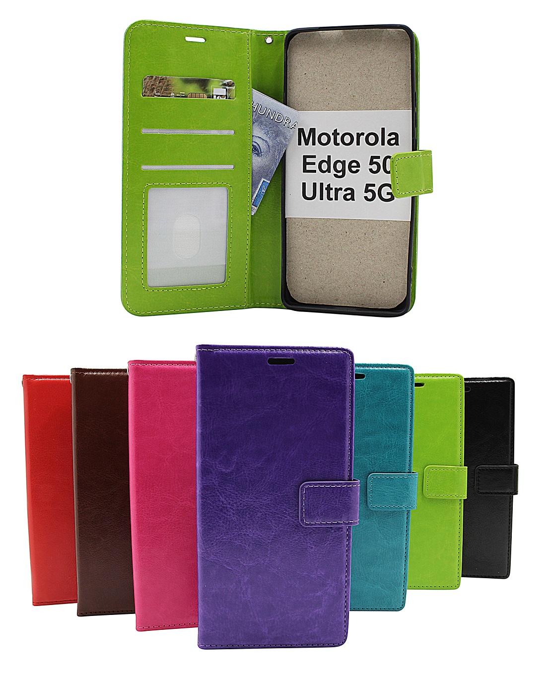 Crazy Horse Motorola Edge 50 Ultra 5G Puhelimen Kuoret