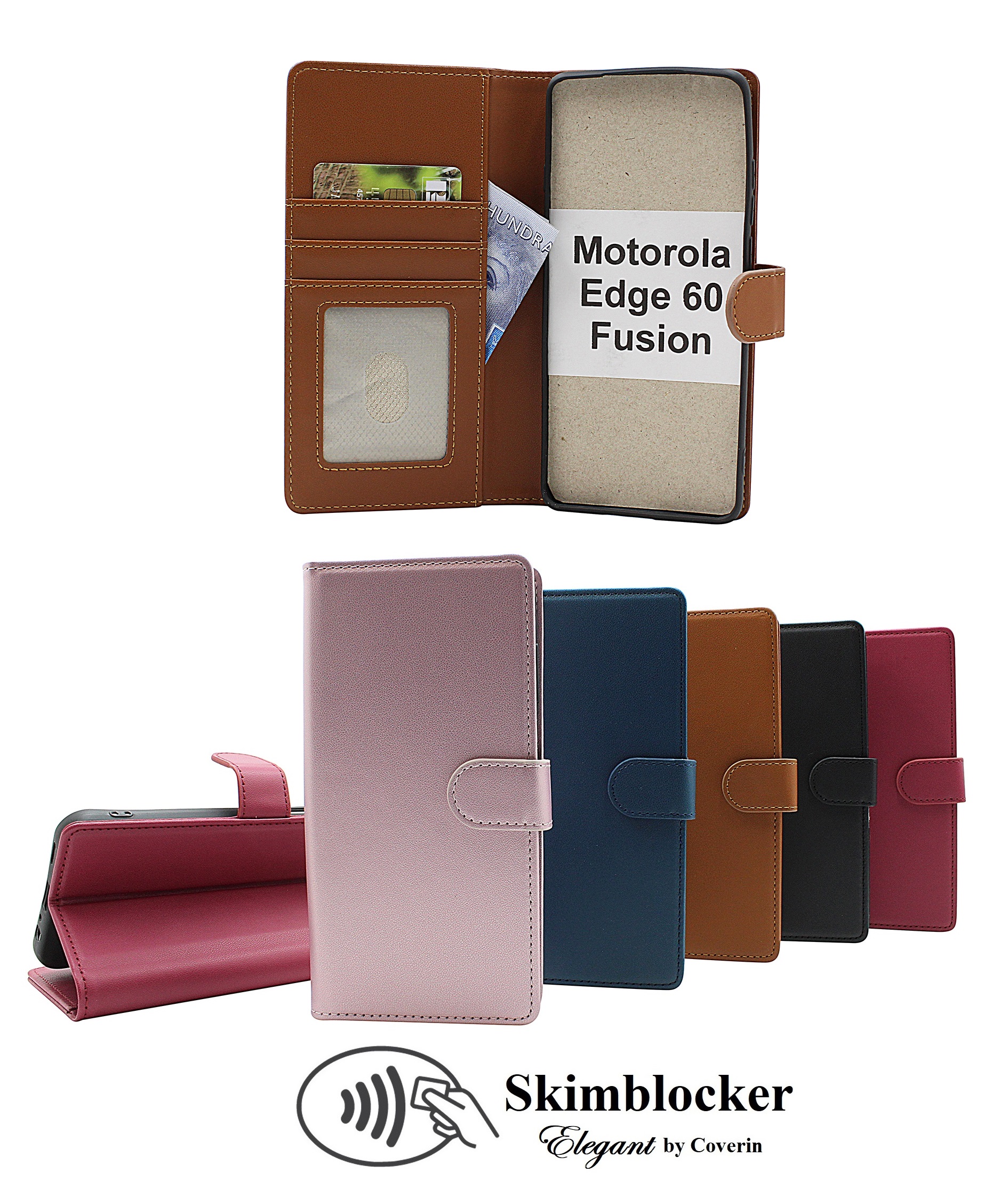 Skimblocker Motorola Edge 60 / 60 Fusion Puhelimen Kuoret