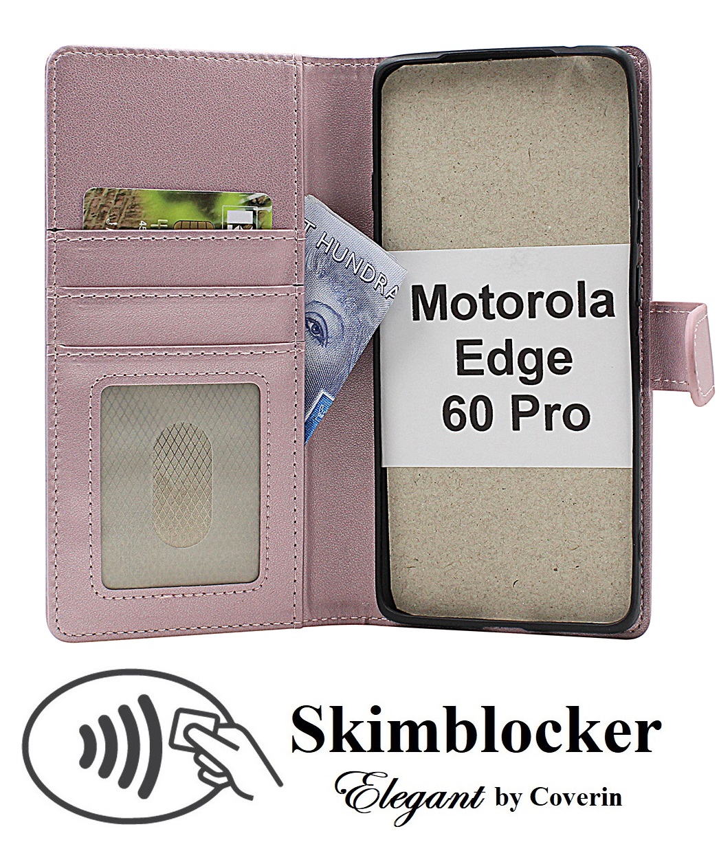 Skimblocker Motorola Edge 60 Pro Puhelimen Kuoret
