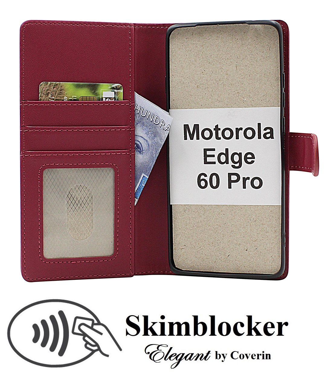 Skimblocker Motorola Edge 60 Pro Puhelimen Kuoret
