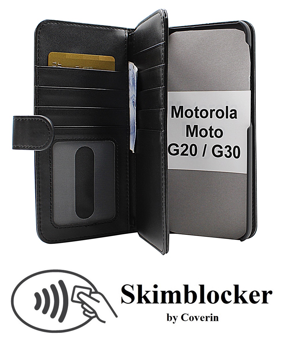 CoverIn Skimblocker XL Wallet Motorola Moto G20 / Moto G30