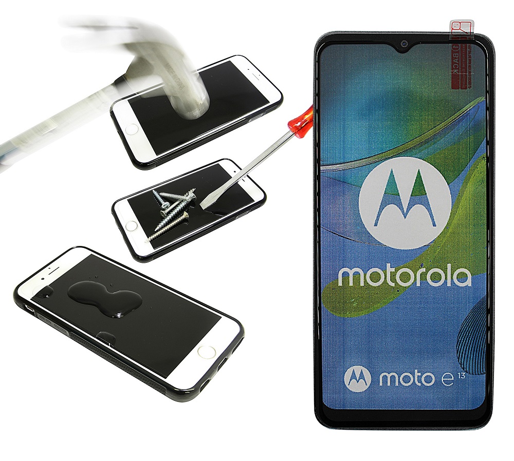 Full Frame Karkaistusta Lasista Motorola Moto E13