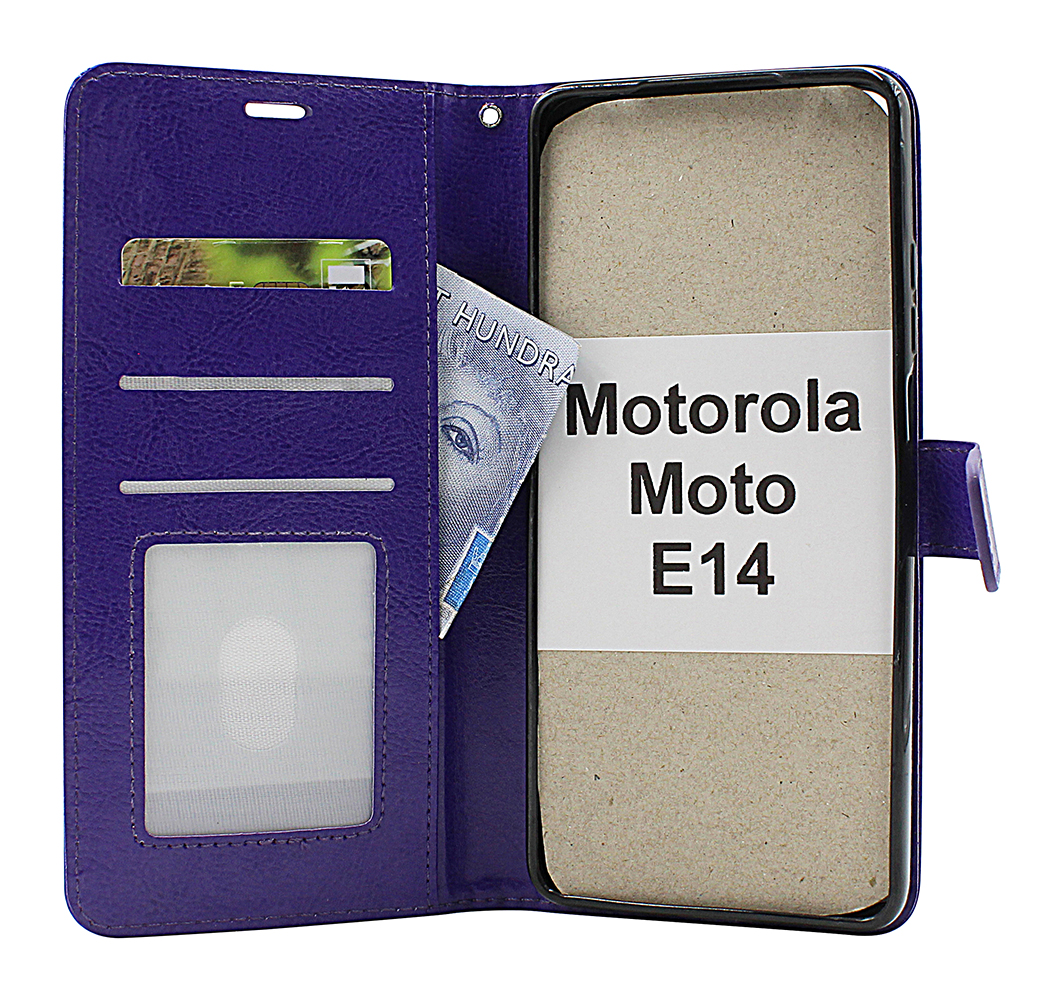 Crazy Horse Motorola Moto E14 Puhelimen Kuoret