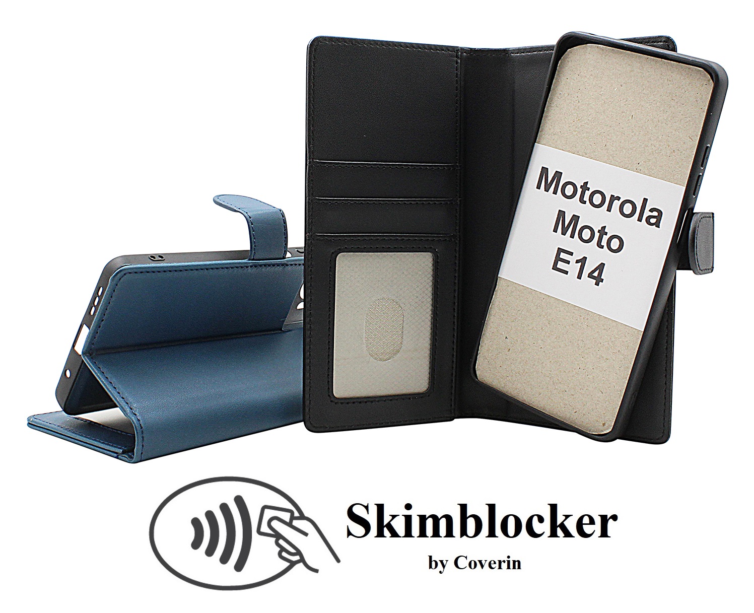 Skimblocker Motorola Moto E14 Magneetti Puhelimen Kuoret