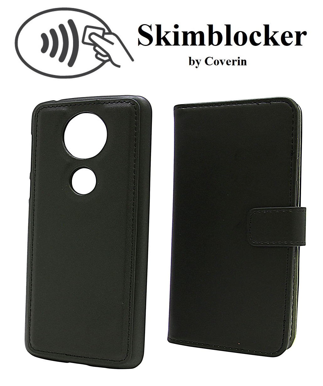CoverIn Skimblocker Magneettilompakko Motorola Moto E5 Plus / Moto E Plus (5th gen)