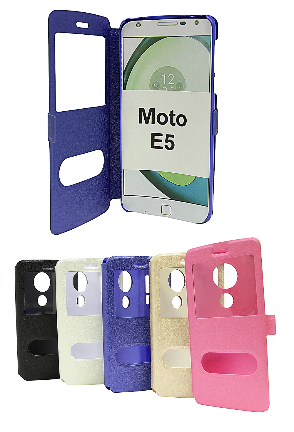 billigamobilskydd.se Flipcase Motorola Moto E5 / Moto E (5th gen)