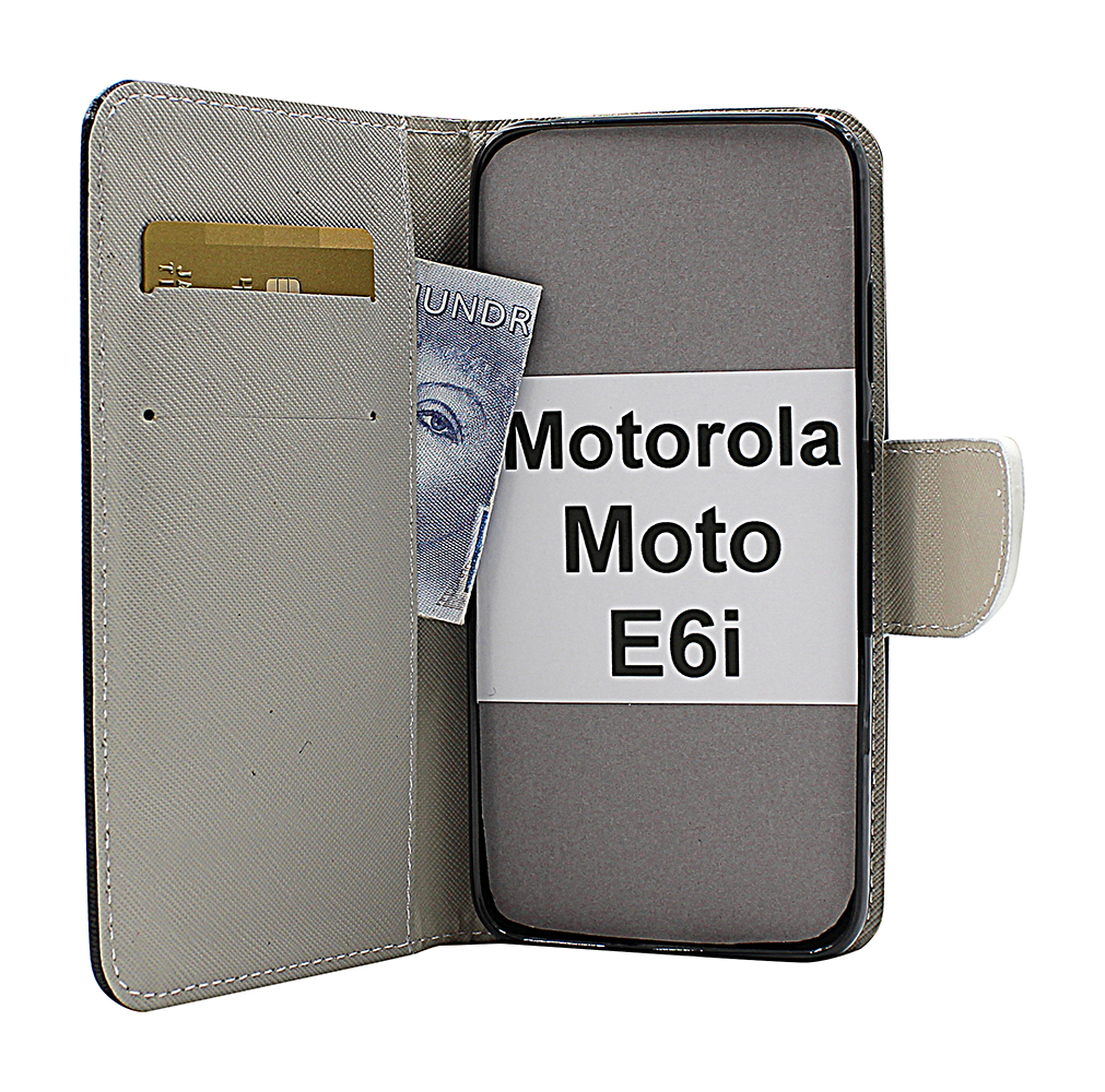 billigamobilskydd.se Kuviolompakko Motorola Moto E6i
