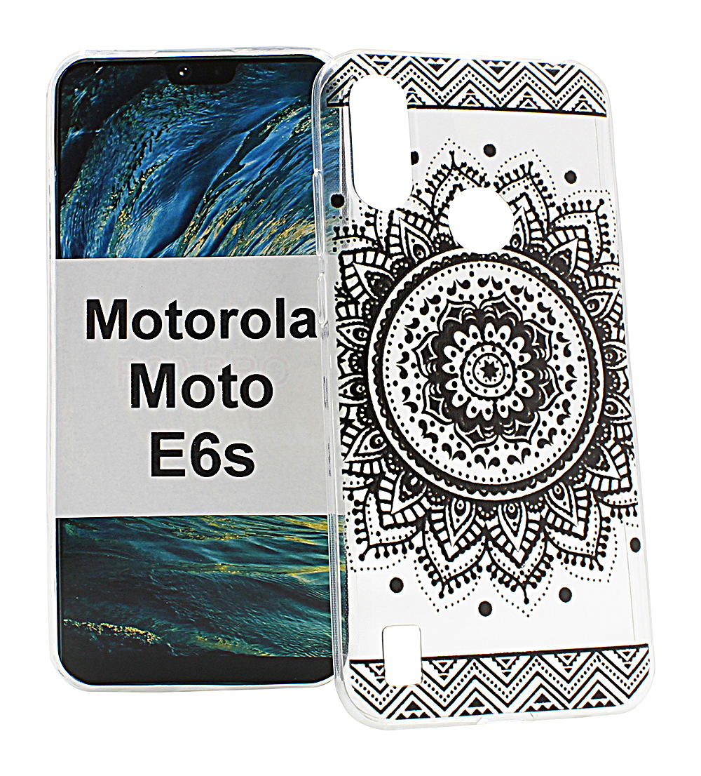 billigamobilskydd.se TPU-Designkotelo Motorola Moto E6s