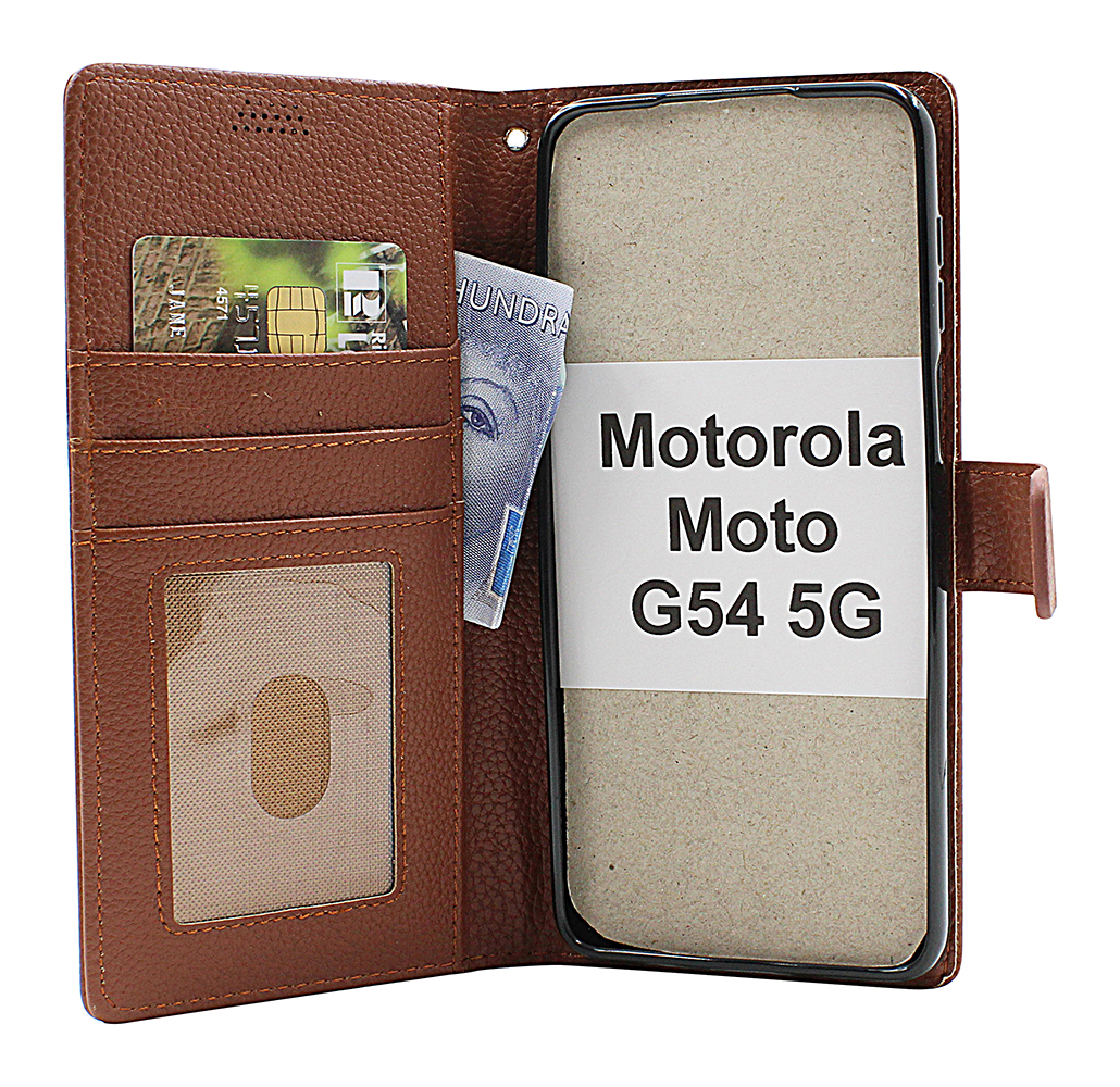 New Jalusta Lompakkokotelo Motorola Moto G54 5G