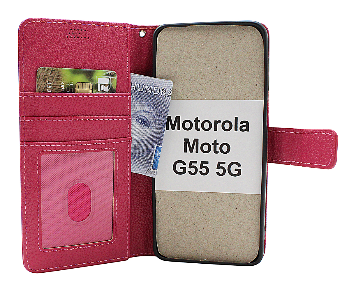 New Standcase Motorola Moto G55 5G Puhelimen Kuoret