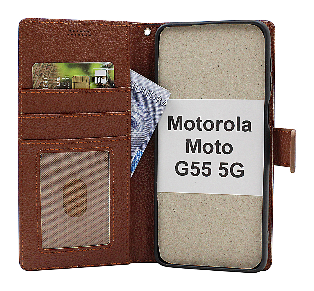 New Standcase Motorola Moto G55 5G Puhelimen Kuoret