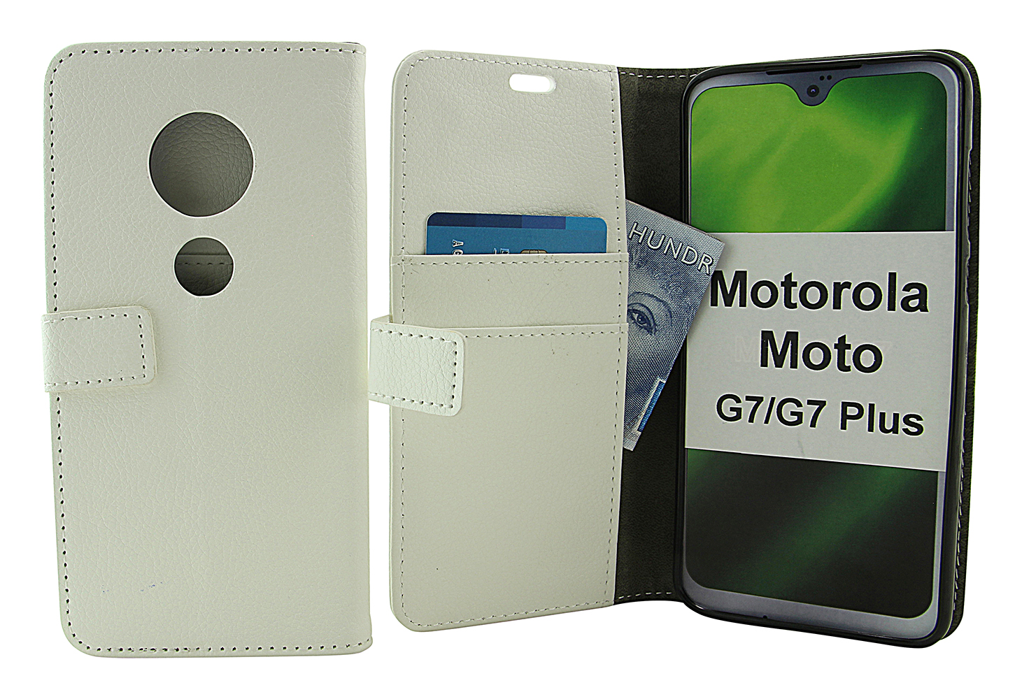 Jalusta Lompakkokotelo Motorola Moto G7 / Moto G7 Plus