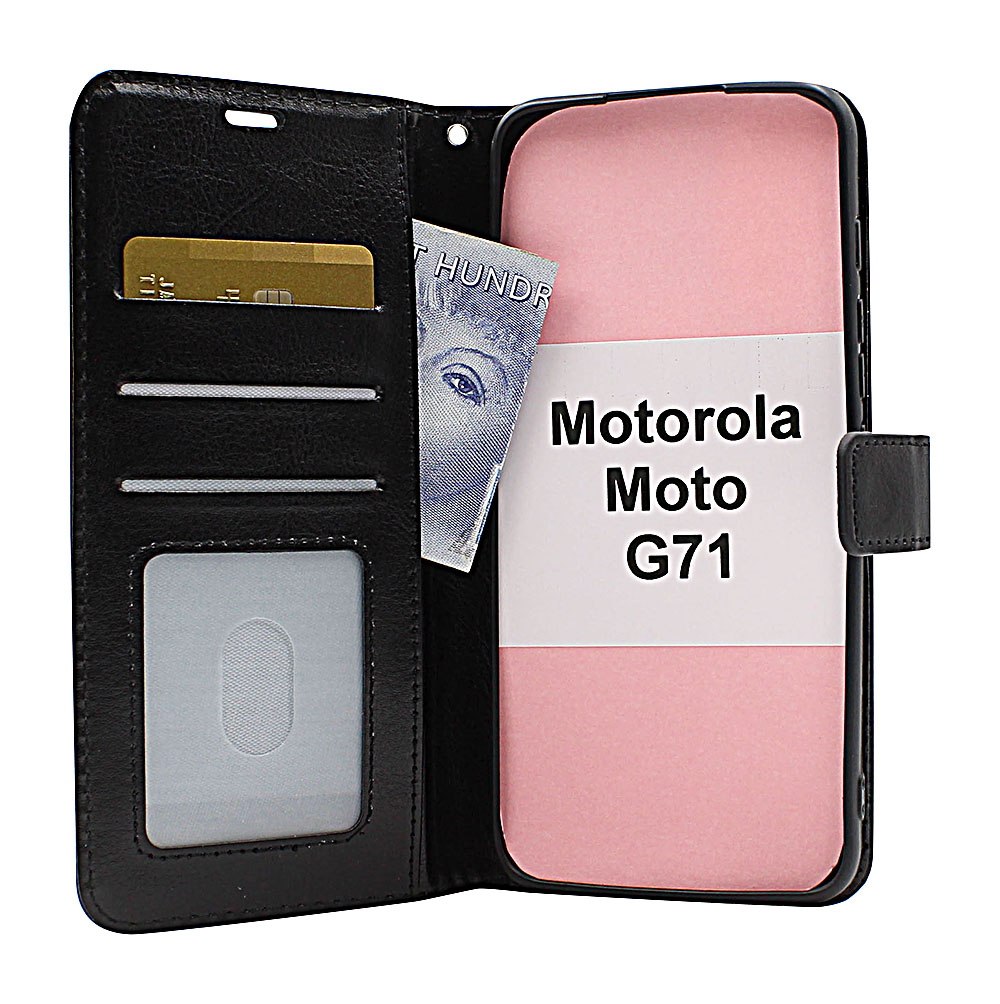 billigamobilskydd.se Crazy Horse Lompakko Motorola Moto G71