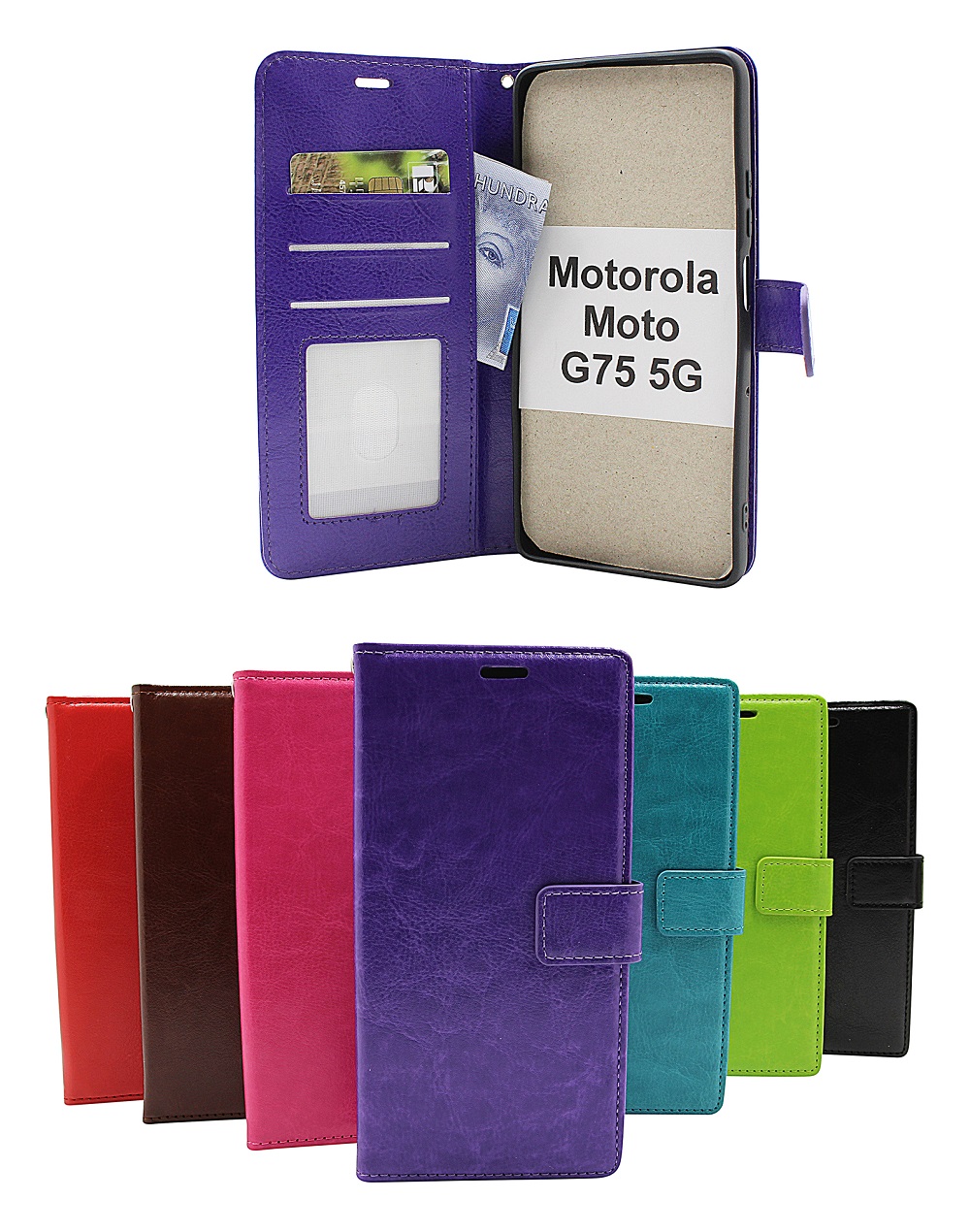 Crazy Horse Motorola Moto G75 5G Puhelimen Kuoret