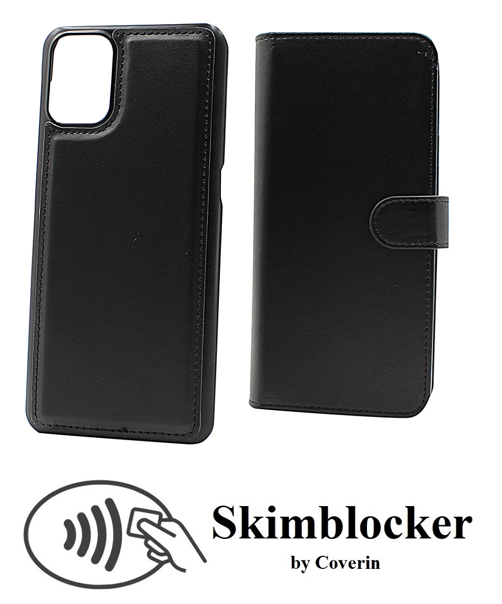 CoverIn Skimblocker XL Magnet Wallet Motorola Moto G9 Plus