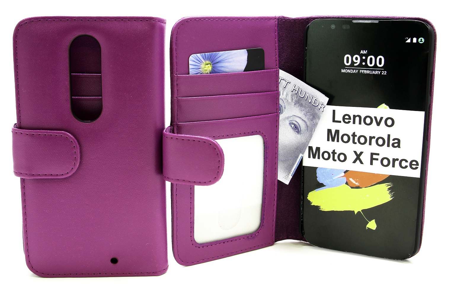 Lompakkokotelot Lenovo Motorola Moto X Force