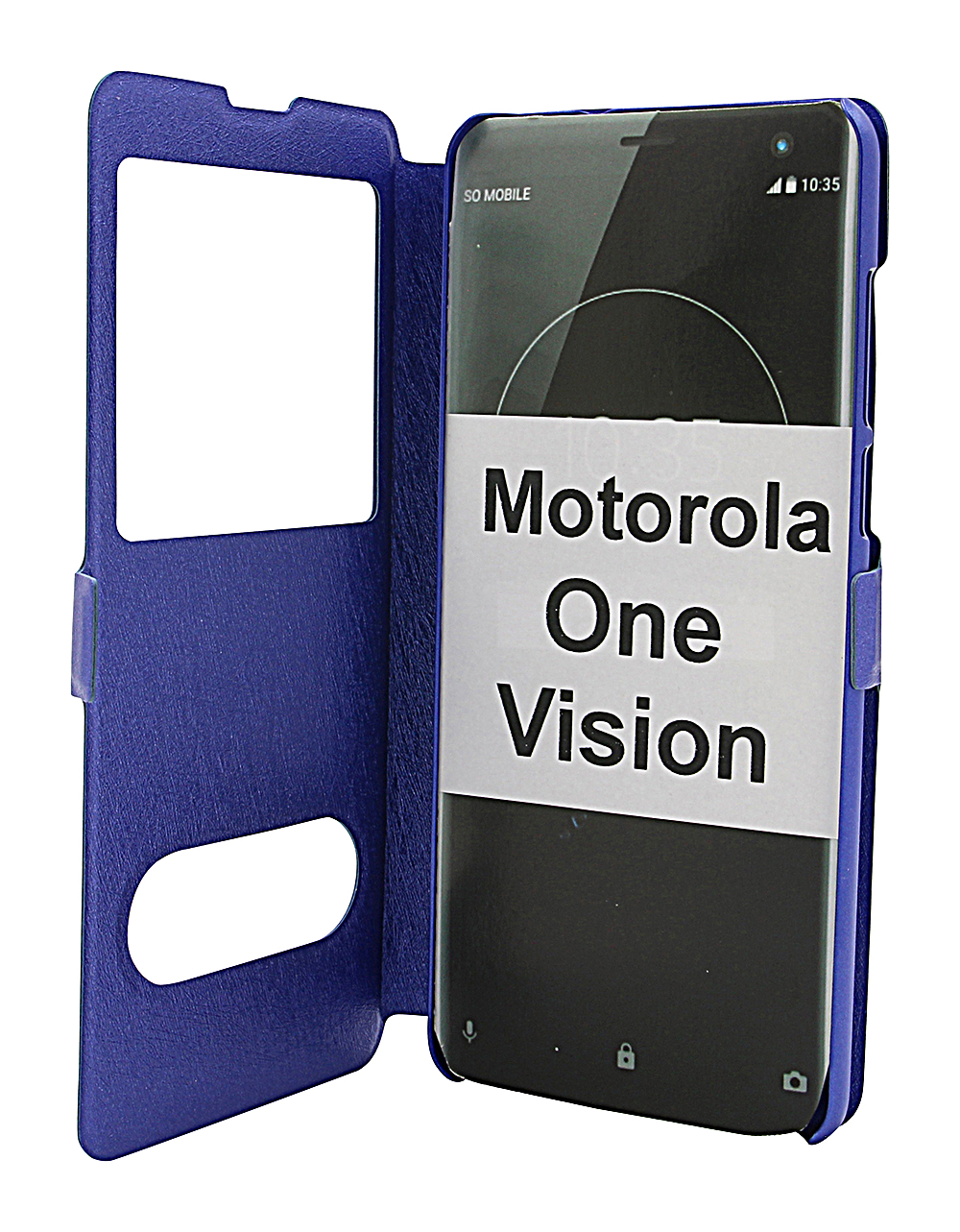 billigamobilskydd.se Flipcase Motorola One Vision