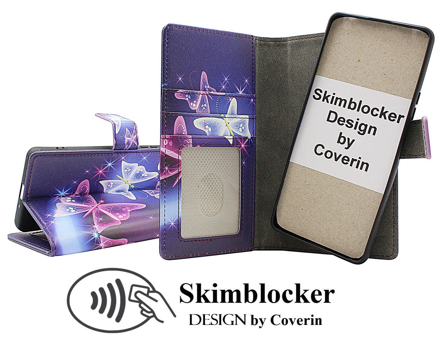 Skimblocker Samsung Galaxy S21 FE 5G Magneetti Puhelimen Kuoret Design
