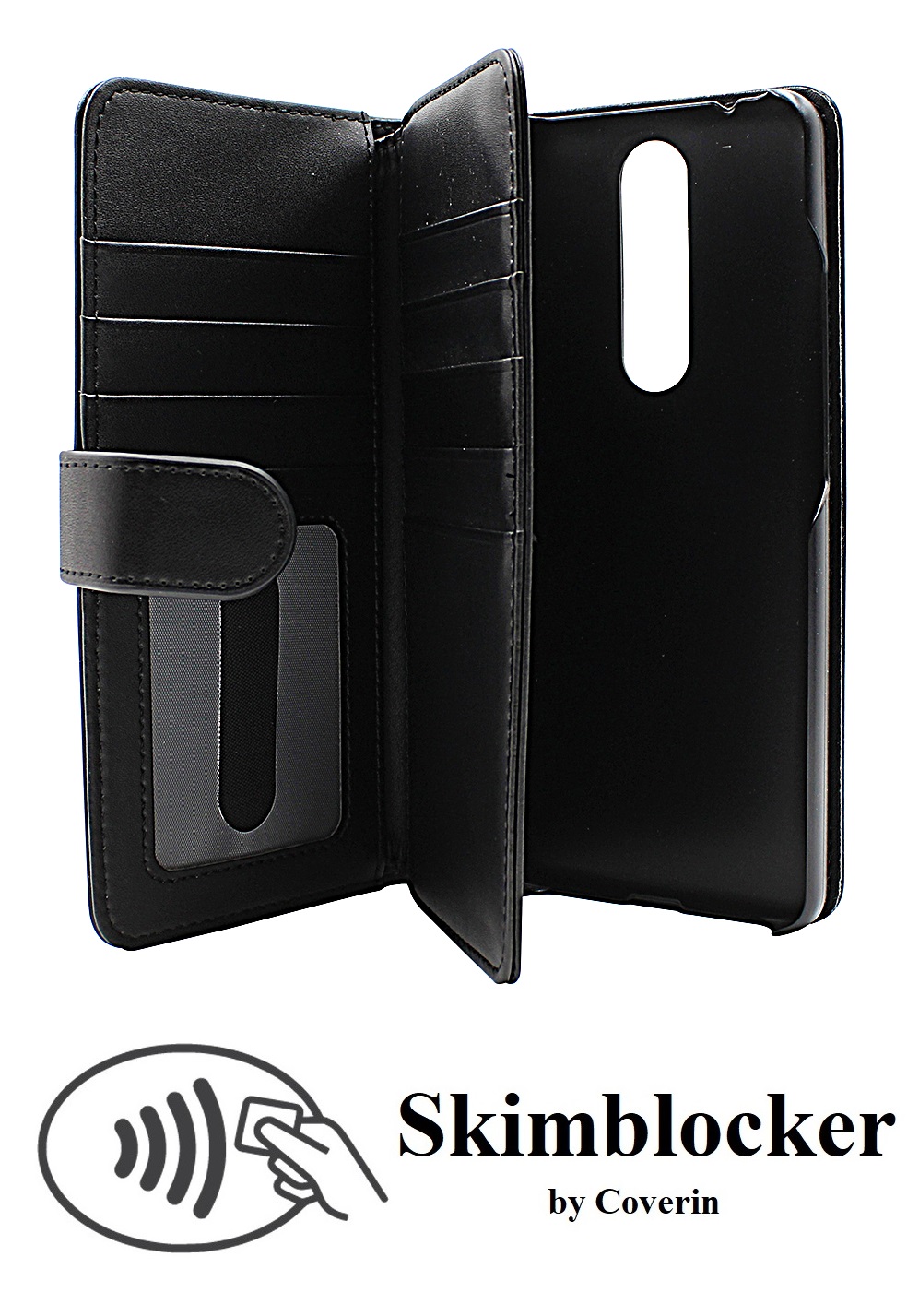 CoverIn Skimblocker XL Wallet Nokia 2.4