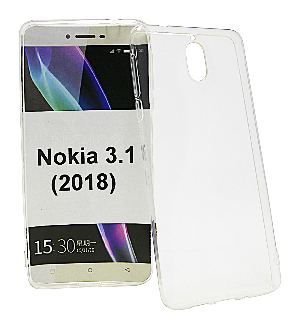 billigamobilskydd.se Ultra Thin TPU Kotelo Nokia 3.1 (2018)