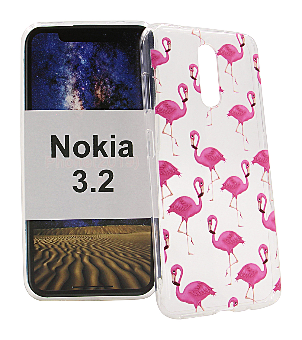 billigamobilskydd.se TPU-Designkotelo Nokia 3.2