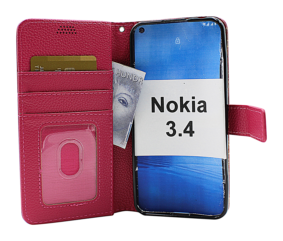 New Jalusta Lompakkokotelo Nokia 3.4