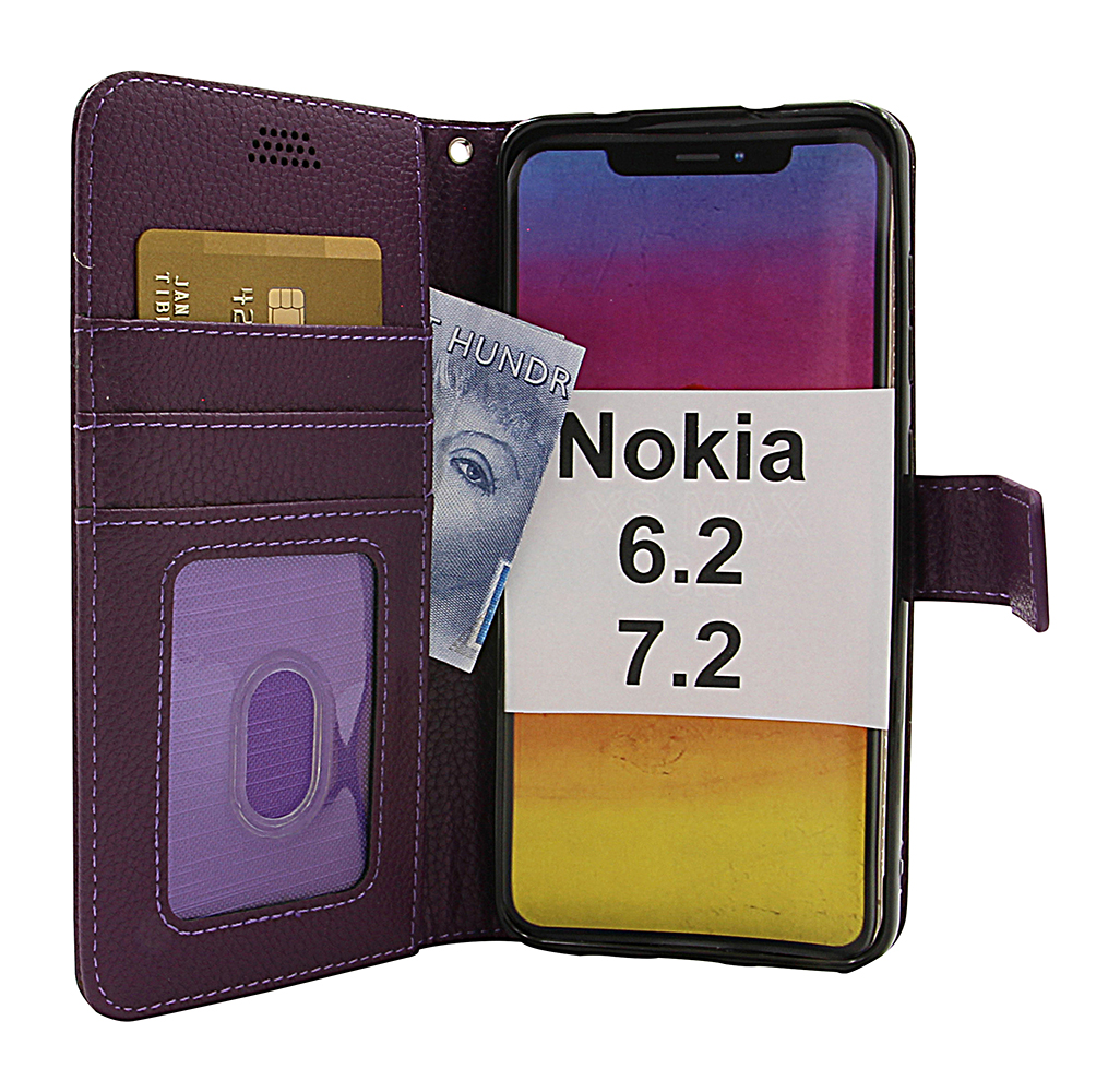New Jalusta Lompakkokotelo Nokia 6.2 / 7.2