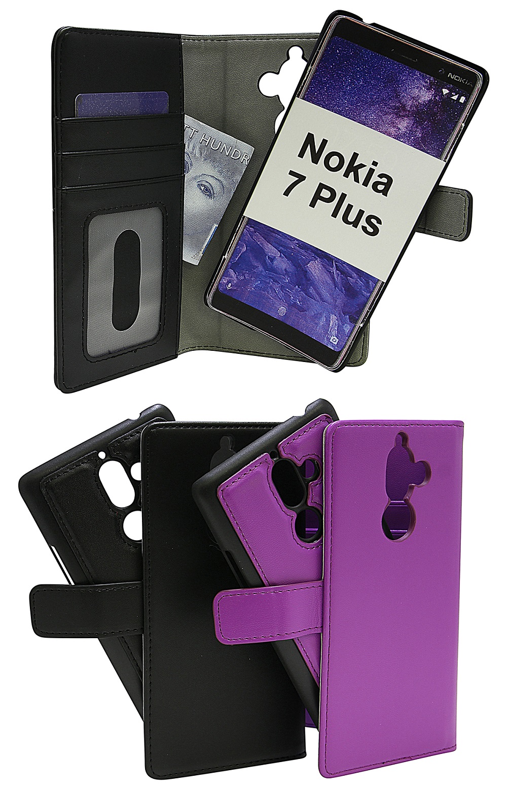 Magneettikotelo Nokia 7 Plus