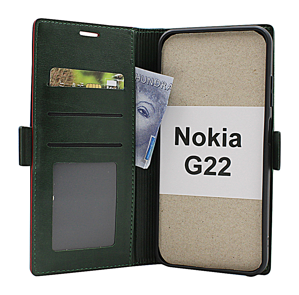 Luksuskotelo Standcase Wallet Nokia G22
