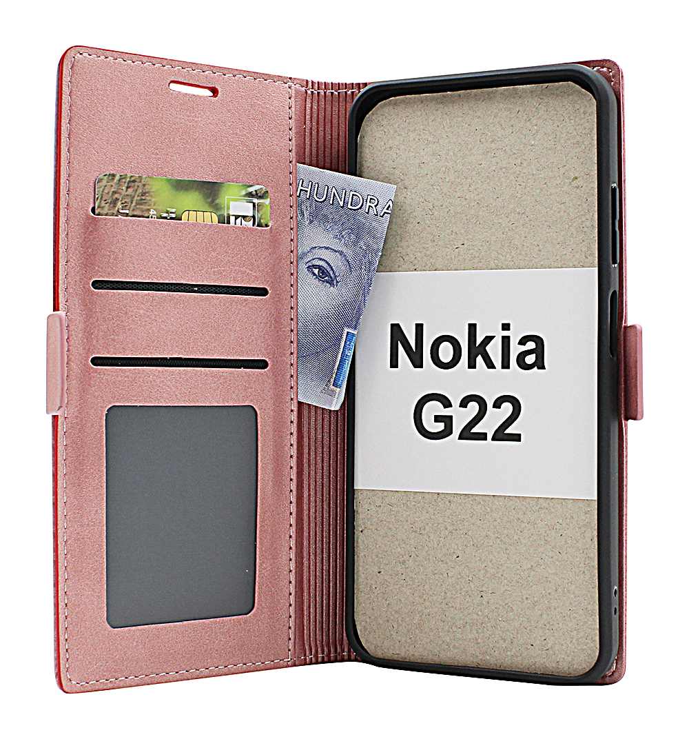 Luksuskotelo Standcase Wallet Nokia G22