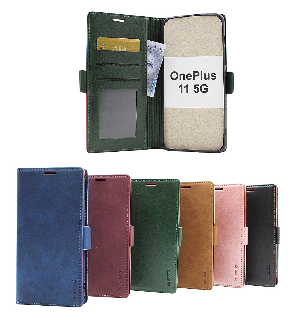 Luksuskotelo Standcase Wallet OnePlus 11 5G