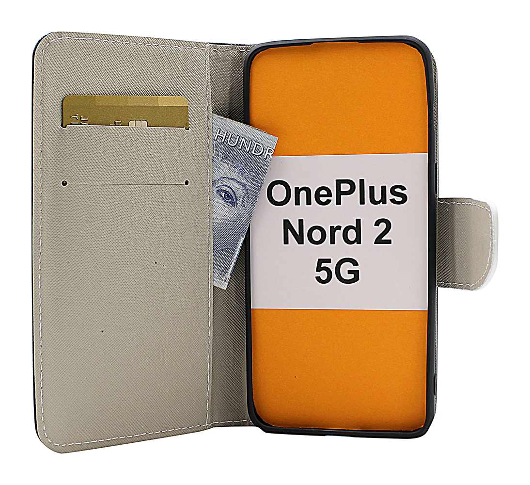 billigamobilskydd.se Kuviolompakko OnePlus Nord 2 5G