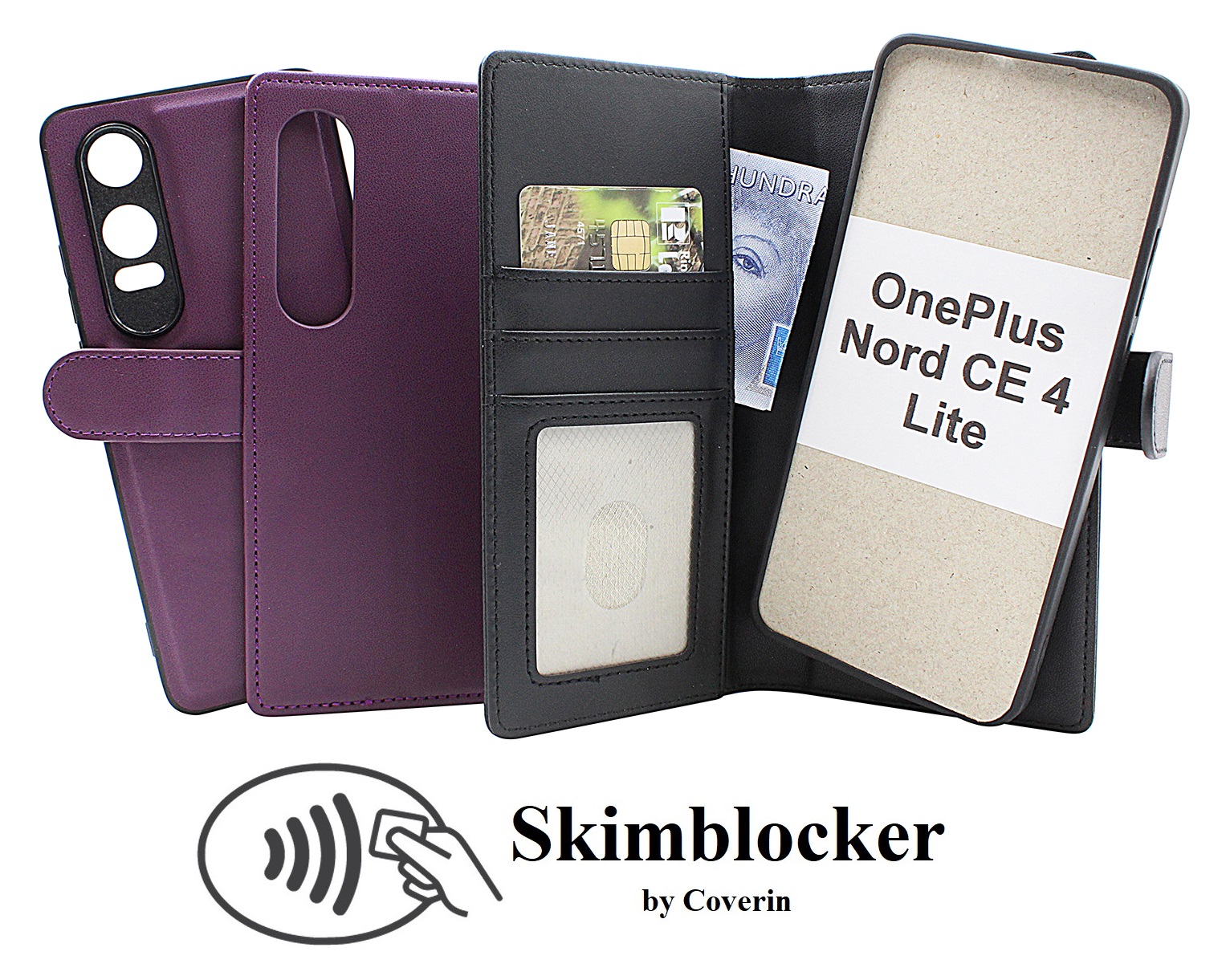 Skimblocker OnePlus Nord CE 4 Lite Magneetti Puhelimen Kuoret