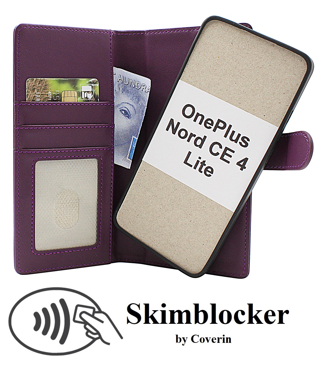 Skimblocker OnePlus Nord CE 4 Lite Magneetti Puhelimen Kuoret